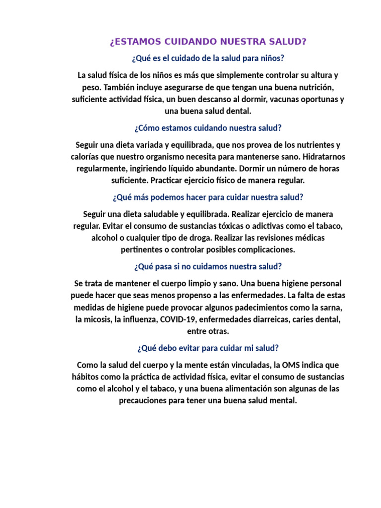 Cuidado Integral de la Salud Infantil | PDF | Dieta | Medicina CLINICA