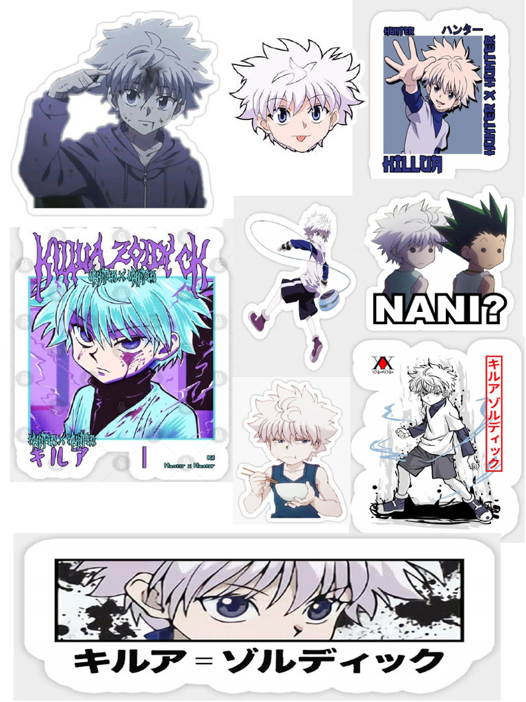 Killuaa Stickers | PDF