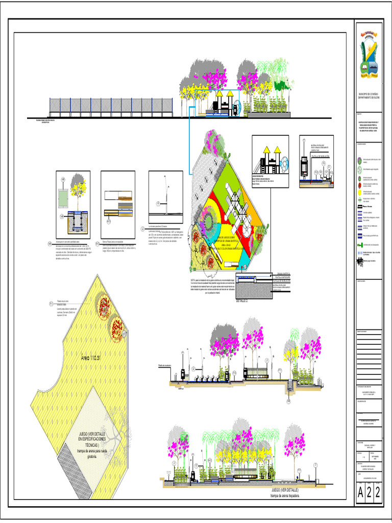 Construcción de Parque Recreativo Coveñas | PDF | Rieles | Ingeniería ...