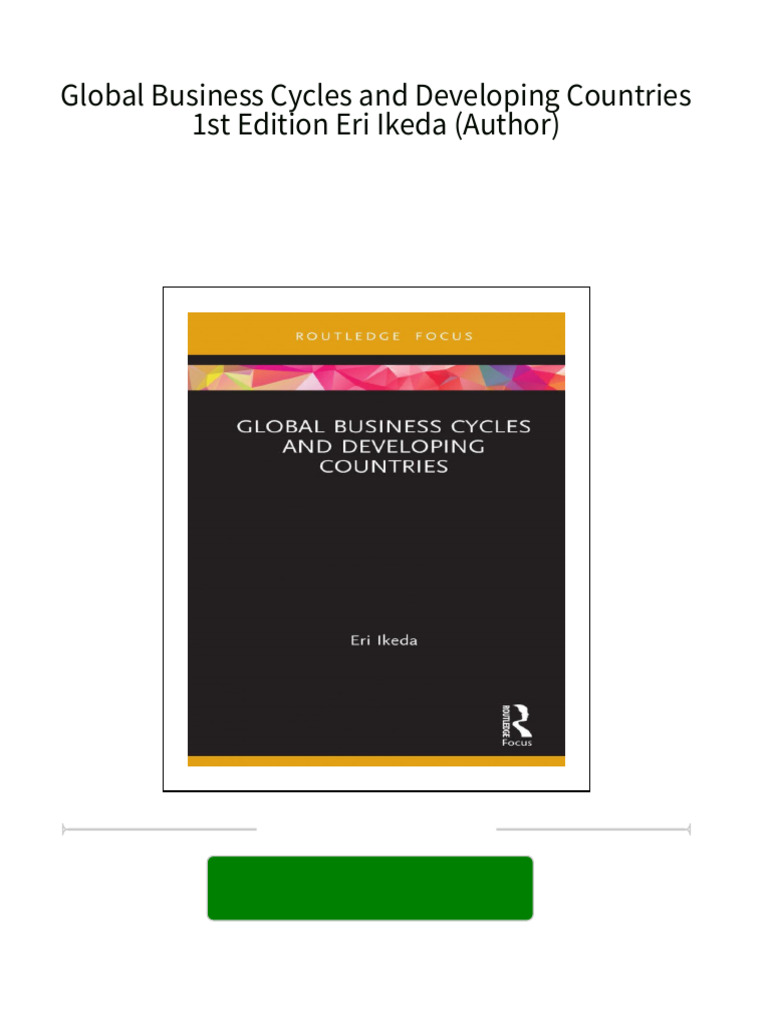 [FREE PDF sample] Global Business Cycles and Developing Countries 1st