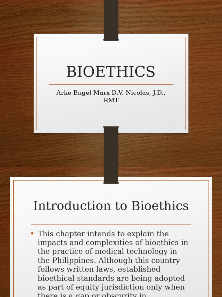 Bioethical Issues in Philippine Healthcare | PDF | Bioethics | Morality