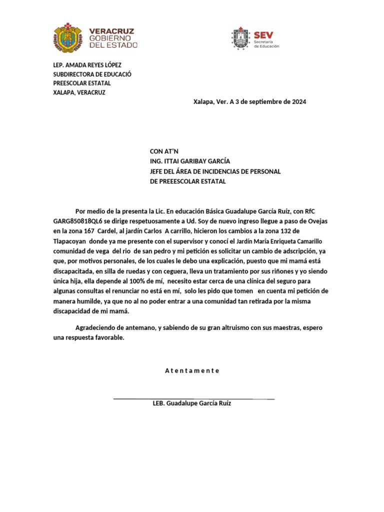 Lep. Amada Reyes López Subdirectora de Educació Preescolar Estatal ...