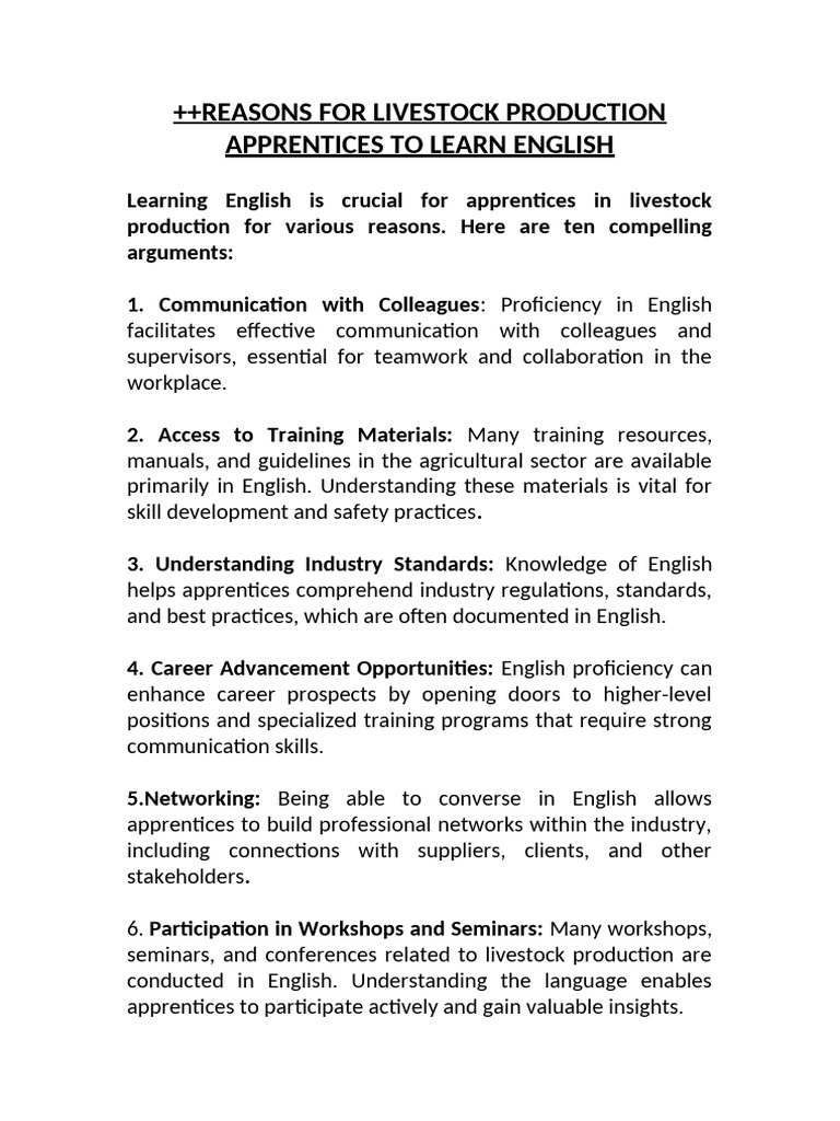 Exercises and solutions pdf cattle sheep