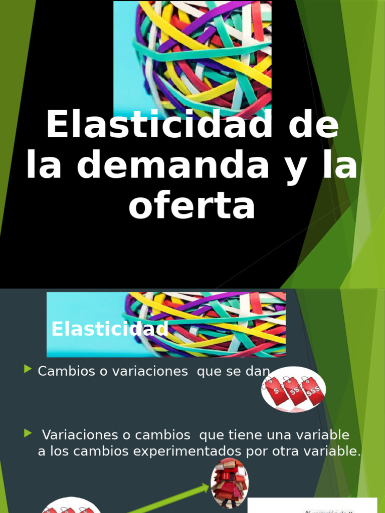 Elasticidad de La Demanda y La Oferta | PDF | Elasticidad (economía ...