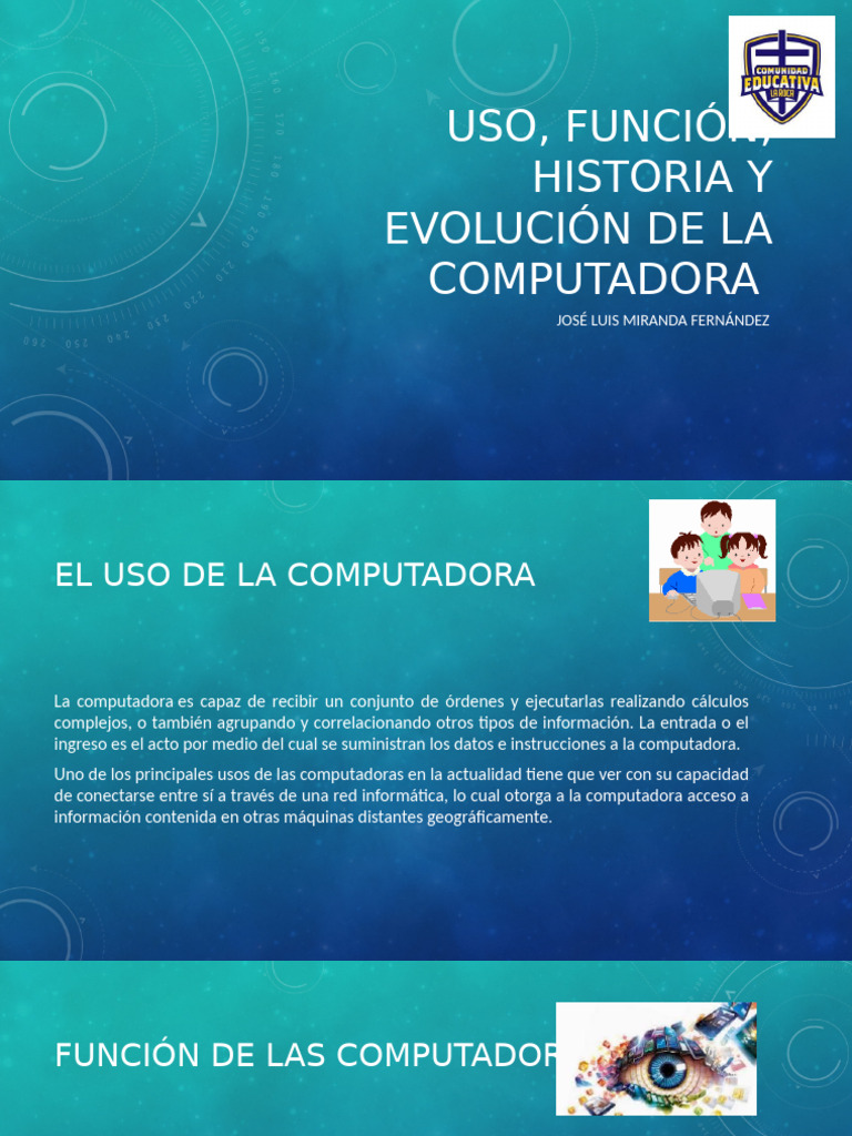 Historia y evolución de la computadora | PDF | Hardware de la ...