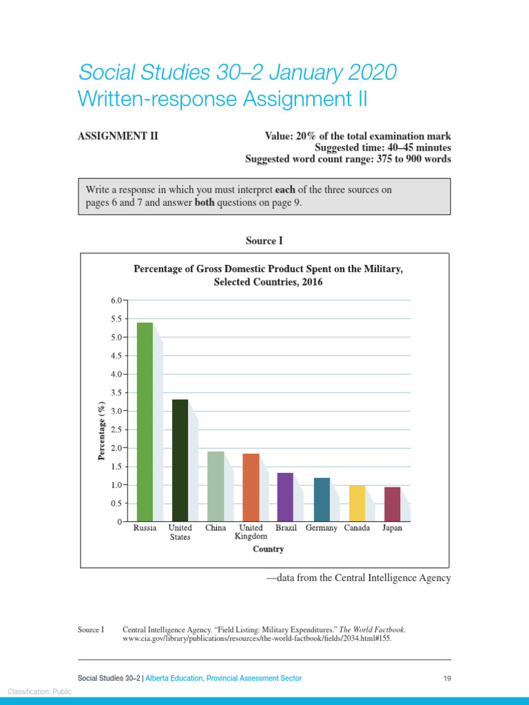 Social Studies 30-2 Assignment II Guide | PDF