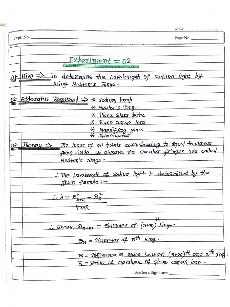 Experiment 02 | PDF