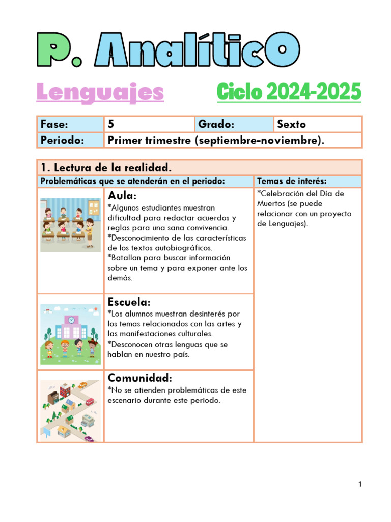 Plan de Estudios para Sexto Grado | PDF | Obesidad | Abuso infantil