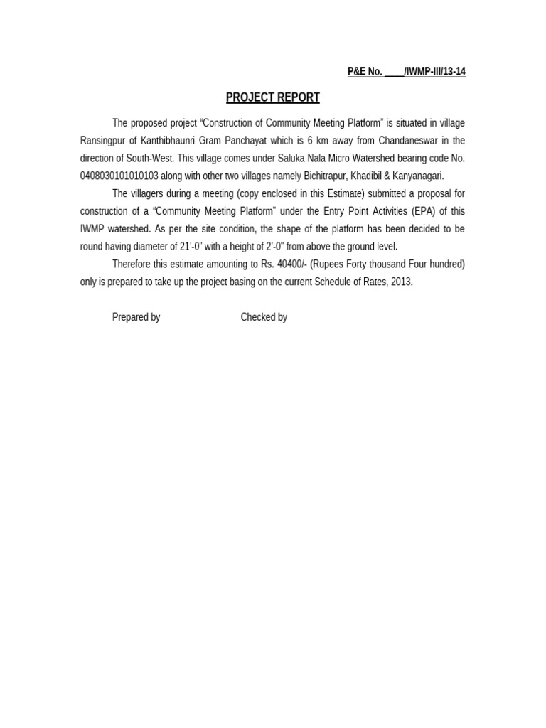 Community Meeting Platform Project Report | PDF