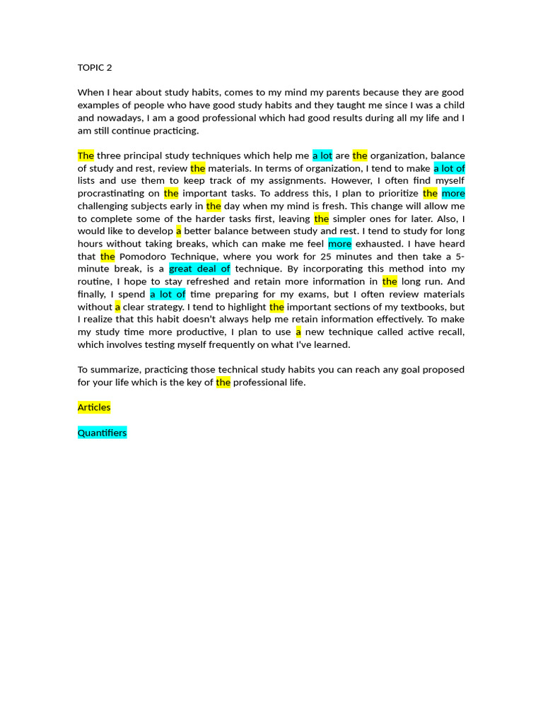 Effective Study Habits for Success | PDF