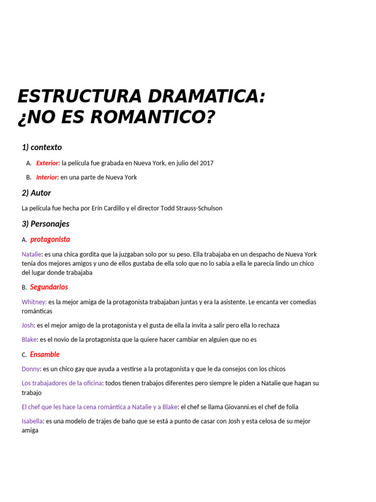 Estructura Dramatica | PDF | Arte | Ficción general