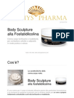 Body Scupture Alla Fosfatidilcolina CLAMYS PHARMA: Crema Antiage Corpo
