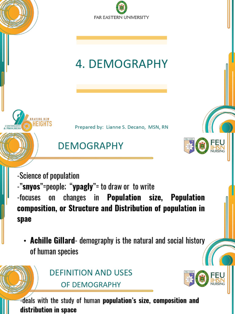 Understanding Demography: Key Concepts | PDF | Demography | Postpartum ...
