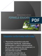 Formele Educatiei Educatia Non Formal A