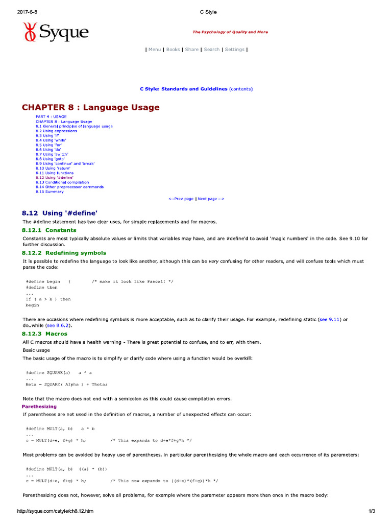 C Style | PDF