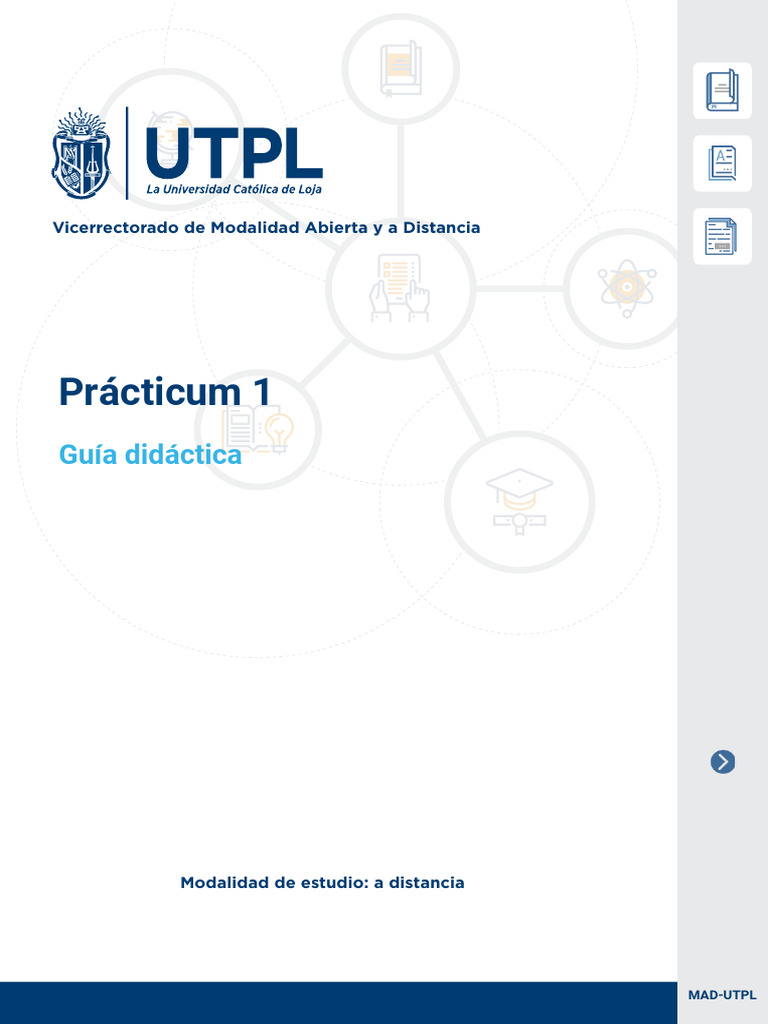 Guía Didáctica Prácticum 1 UTPL | PDF | Enseñando | Aprendizaje