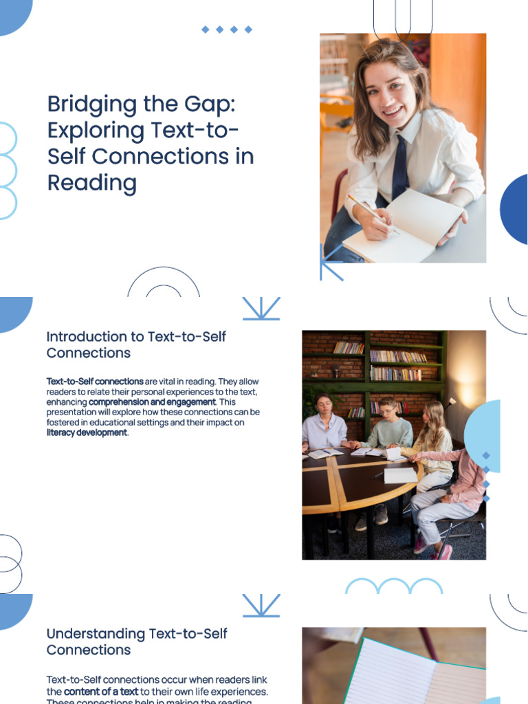 Slidesgo Bridging The Gap Exploring Text To Self Connections in Reading ...