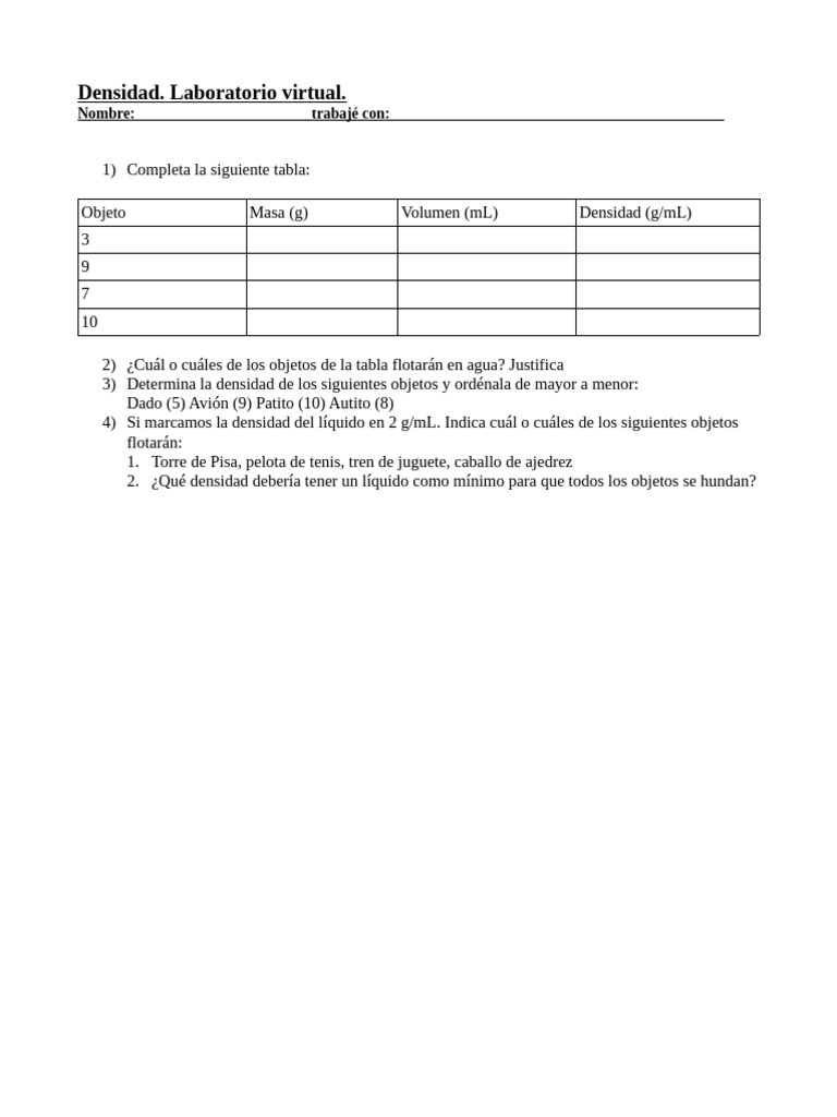 Densidad lab virtual cv pdf