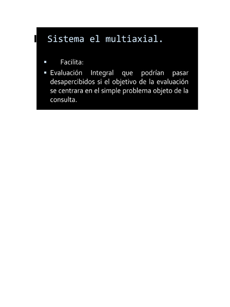 Funcion Del Sistema Multiaxial | PDF