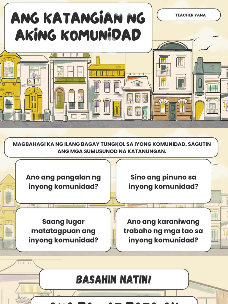 Gr 2 Lesson 2 Katangian Ng Aking Komunidad Pdf 