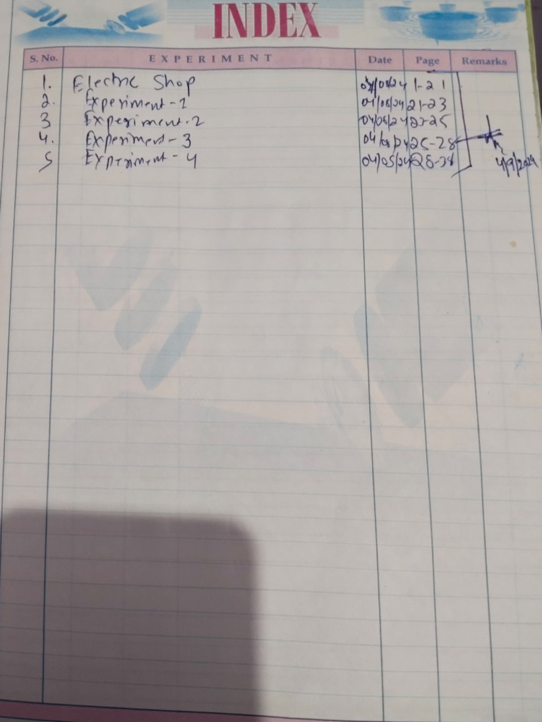 Electrical Workshop Pdf