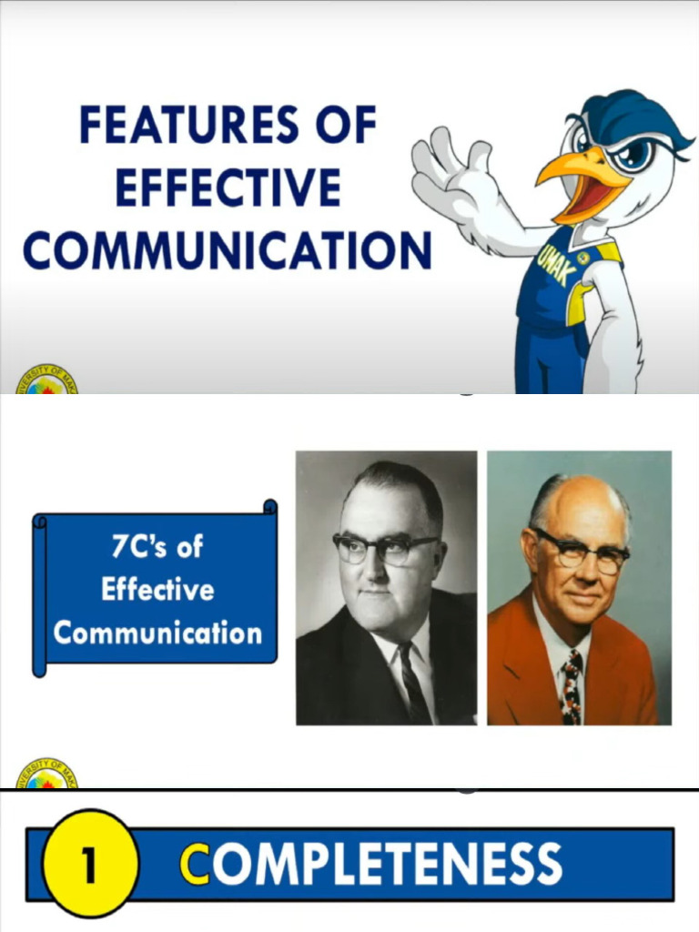 Features of An Effective Communication | PDF