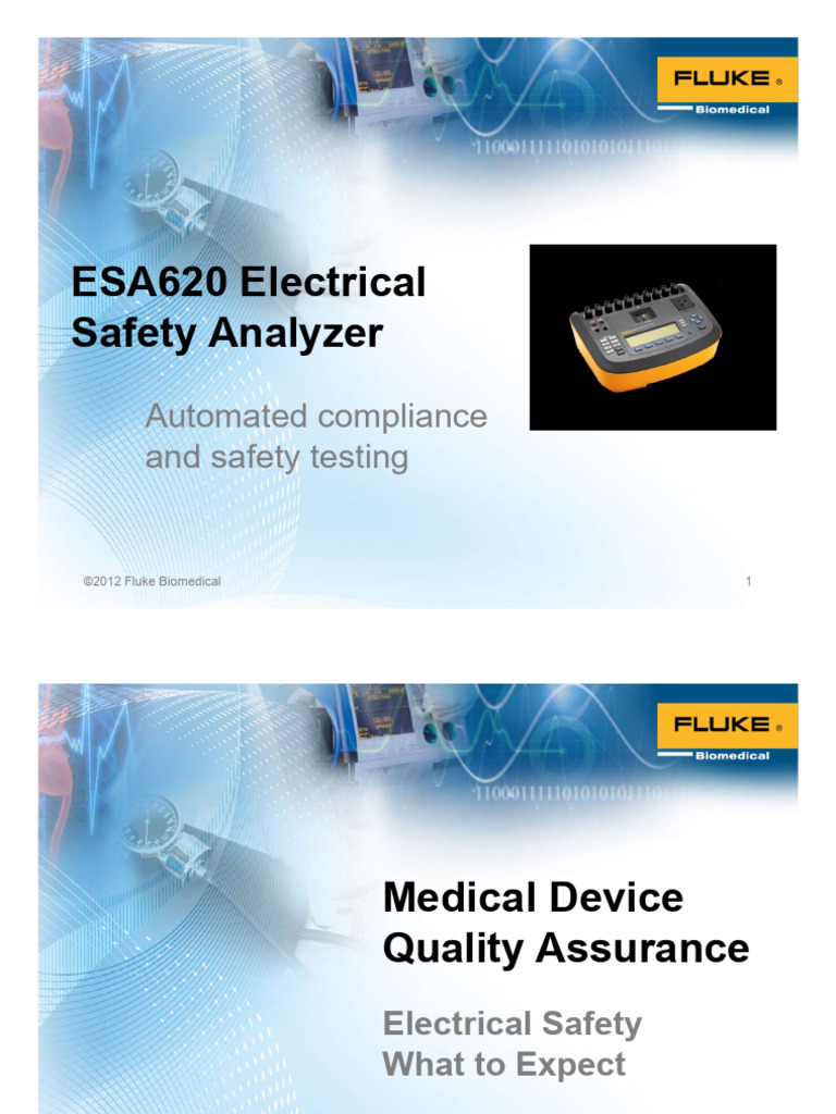 thumbnail image 2 of Biomedical Electrical Safety Analyzer Ground Kelvin Chassis Test Cable – Dual Plug, Fluke Compatible 2 of 6
