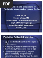 Download Manifestation and Diagnosis of Pediatric Laryngopharyngeal Reflux by ardiannw SN78133632 doc pdf