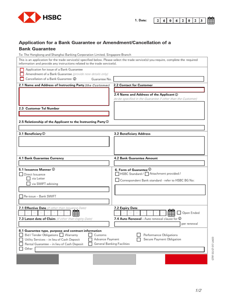 Bank Guarantee Application and Cancellation | PDF | Debit Card | Payments