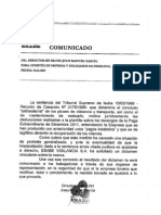 Comunicado empresa-solicitud dictamen vinculante