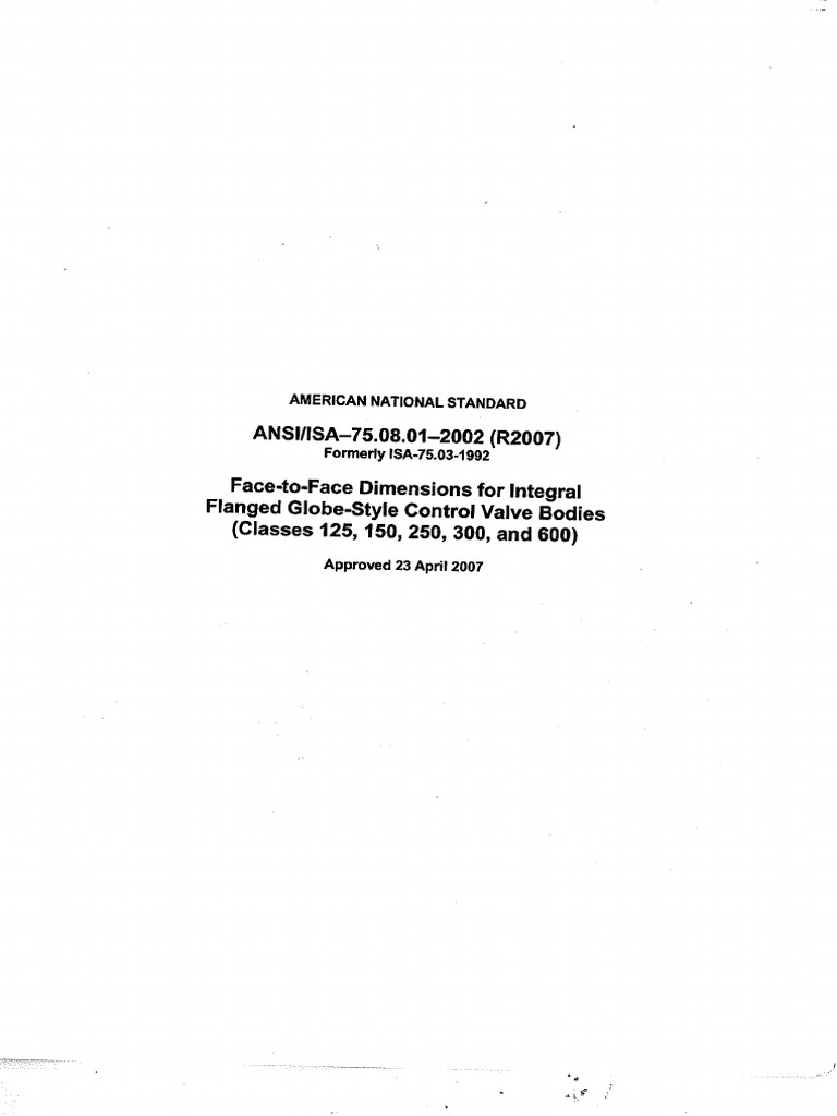 Ansi Isa-75.08.01-2002 | PDF