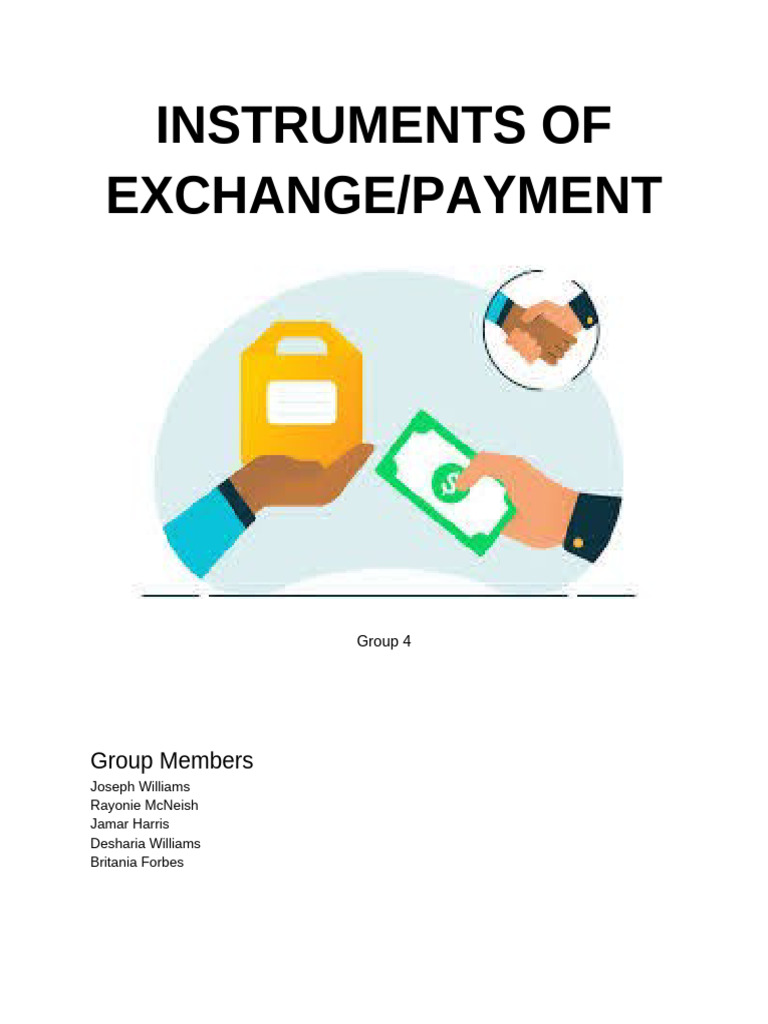 Instruments of Payment Explained | PDF | Cheque | Credit Card
