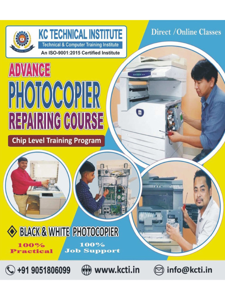 Photocopier Technician Course: Xerox Machine Repairing Course | PDF