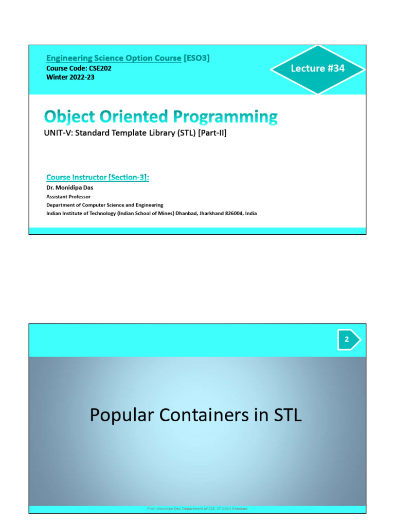 Lecture 34 | PDF | Computer Science | Software Development
