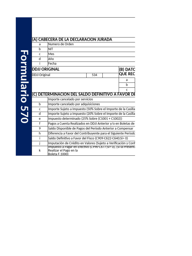Formulario 570 v2 | PDF | Impuestos | Finanzas del gobierno