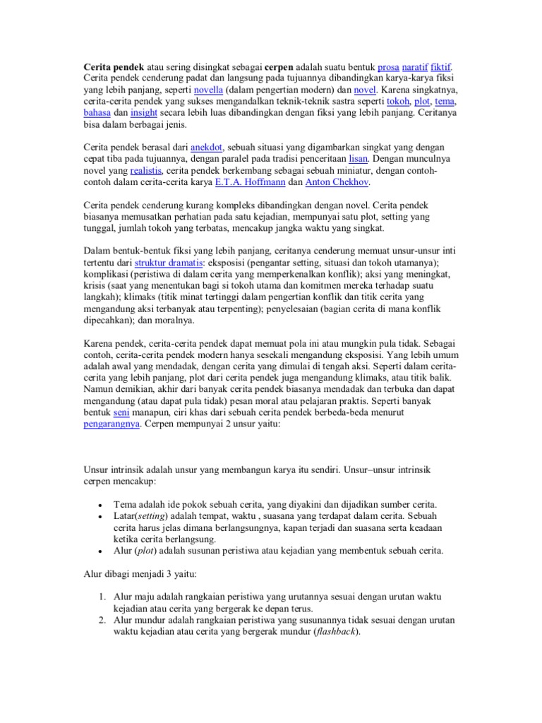 Cerita Pendek