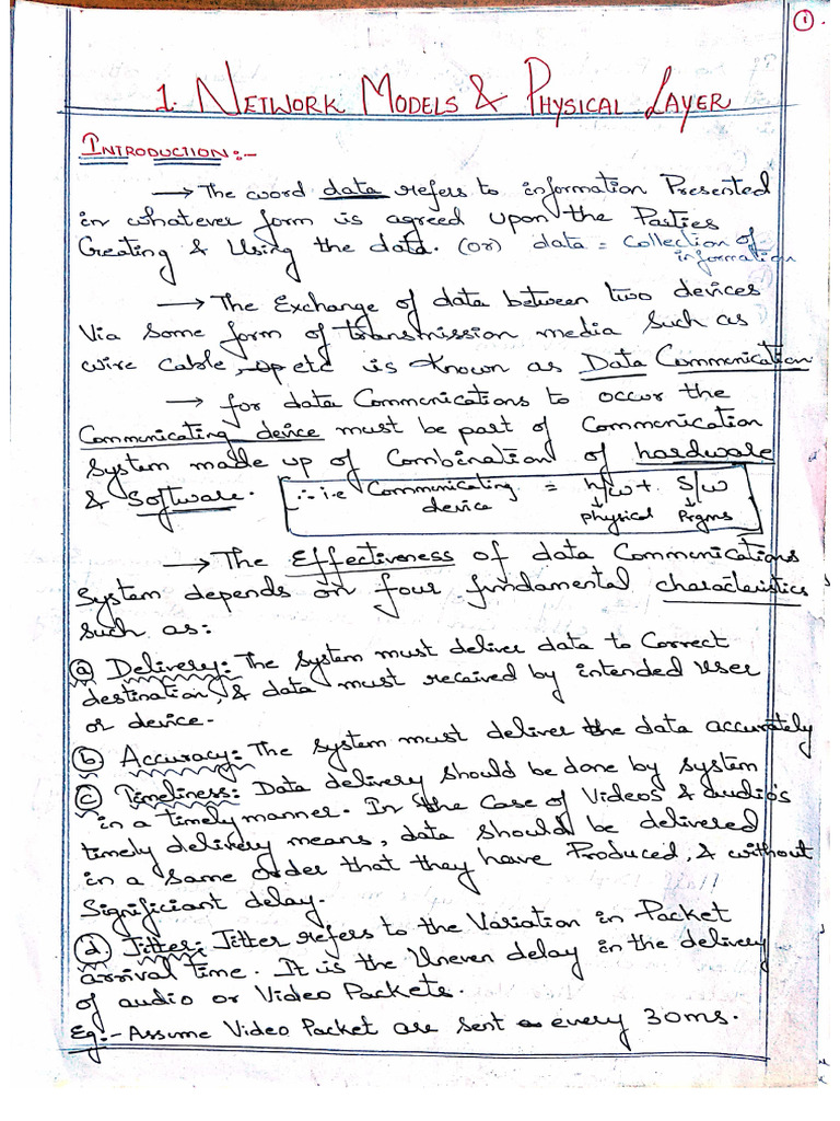 CN Unit1 Notes | PDF