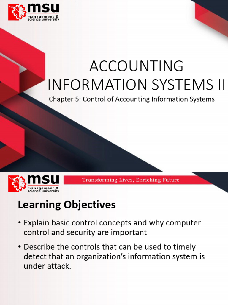 AIS Control Measures and Security | PDF | Security | Computer Security