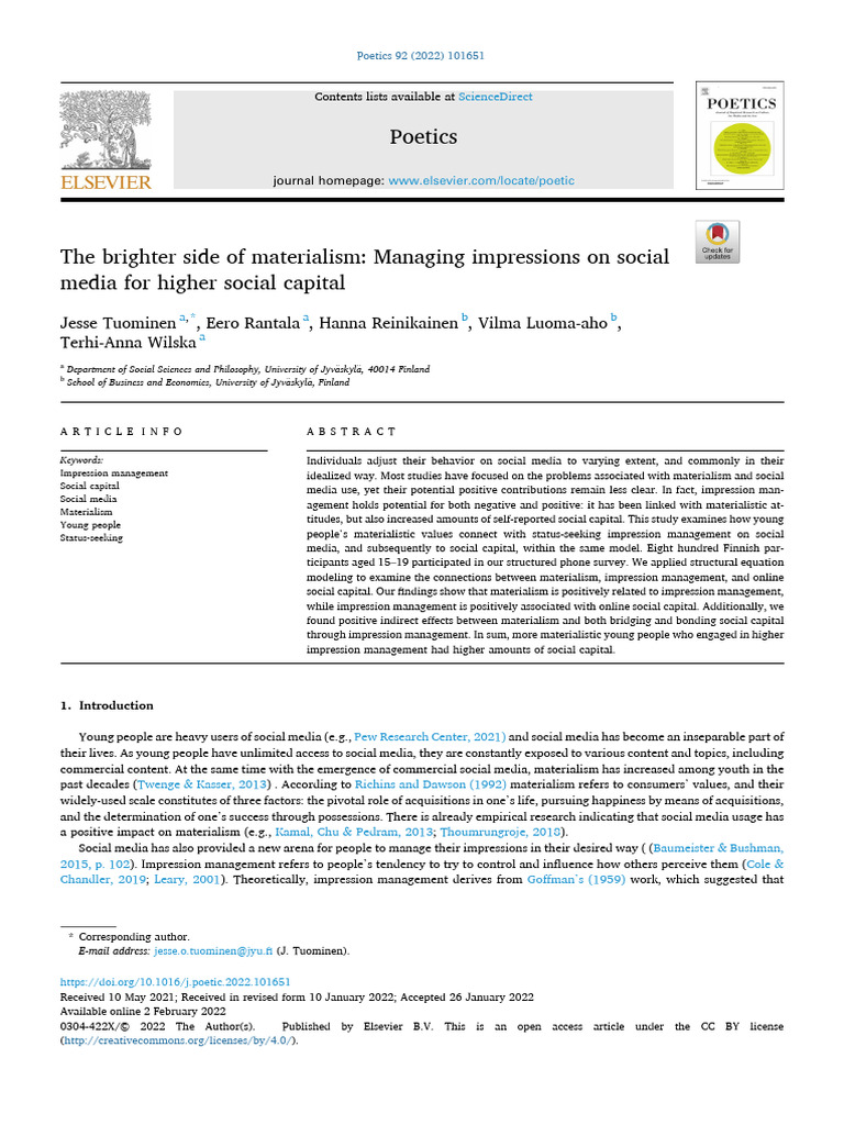Jurnal 2 Pdf Social Capital Structural Equation Modeling