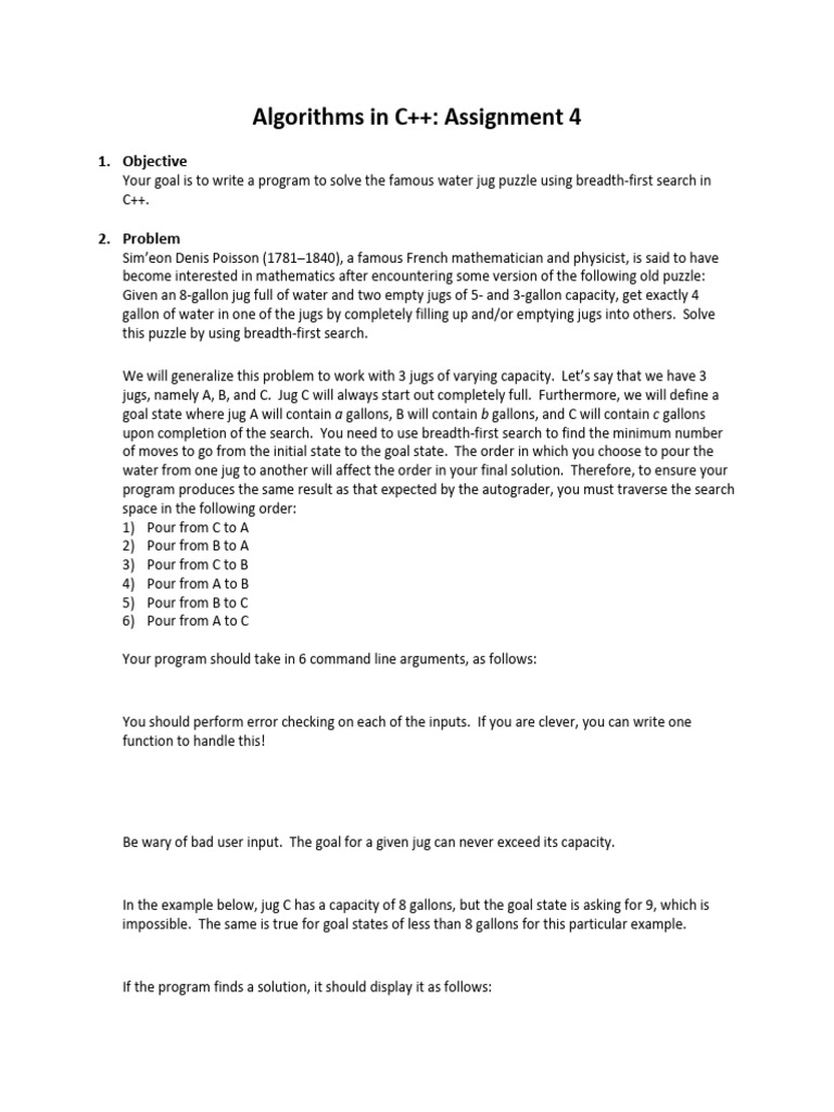 Water Jug Pdf Computer Programming Theoretical Computer Science