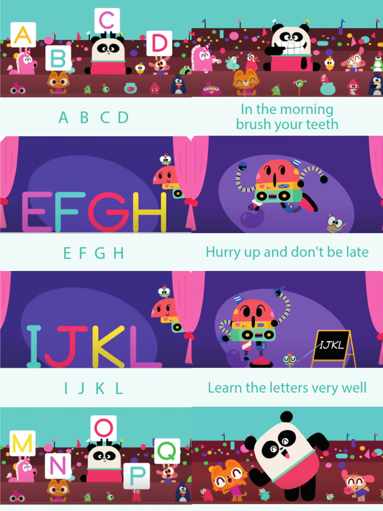 Alphabet Song for Kids | PDF | Self-Improvement