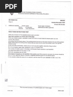 Bgcse - Paper 2 - 2023 | PDF