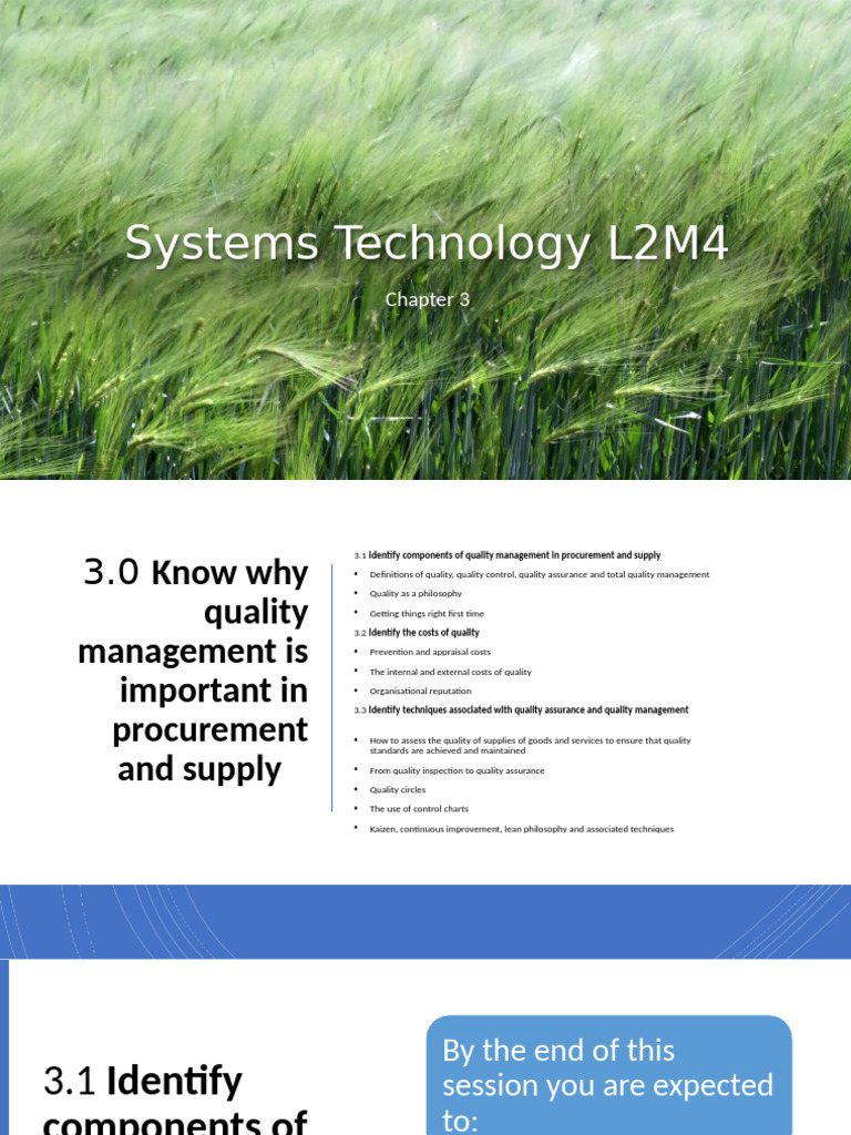 Systems Technology L2M4 - Chapter 3 - 3.1-3.3 | PDF | Sampling ...