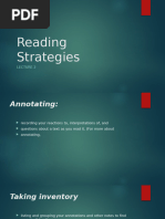 Effective Text Annotation Strategies | PDF | Annotation | Study Skills