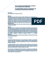 A GESTÃO AMBIENTAL APLICADA AOS TRANSPORTES