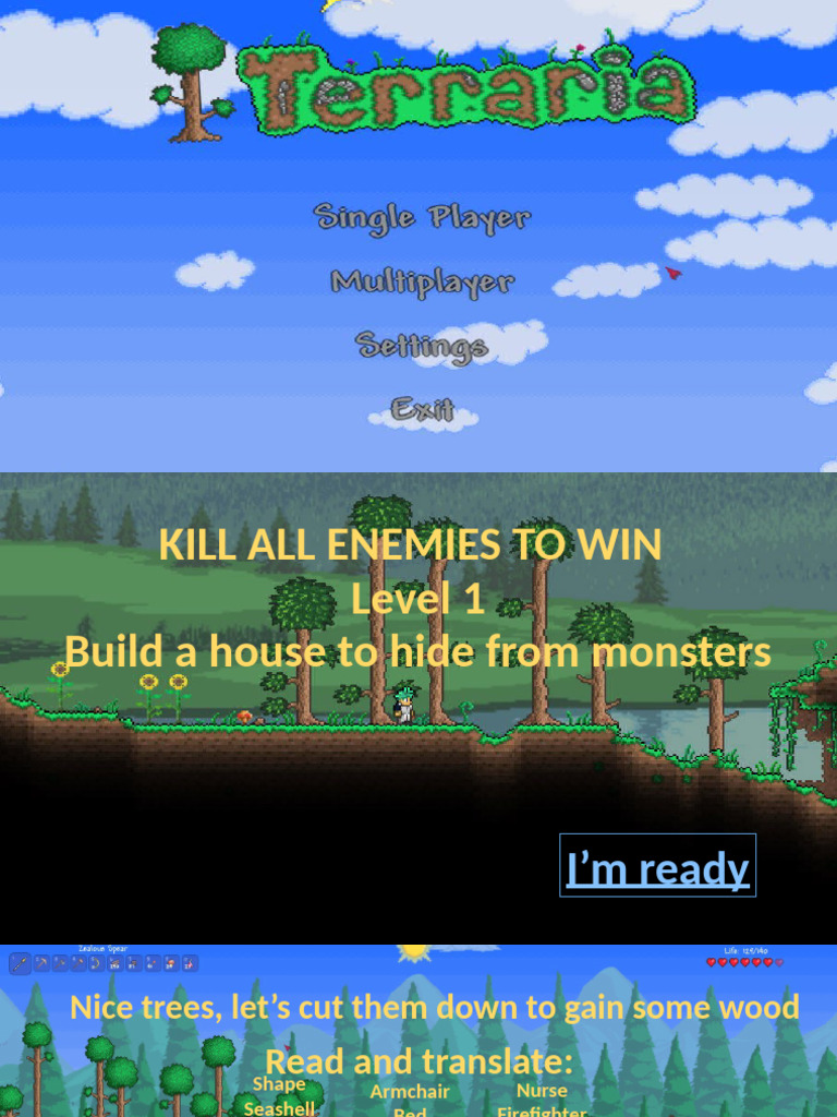 Terraria Game Fun Activities Games Games Grammar Drills Informat 131526 ...