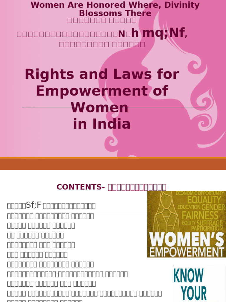 Women Rights in India | PDF | Marriage | Widow