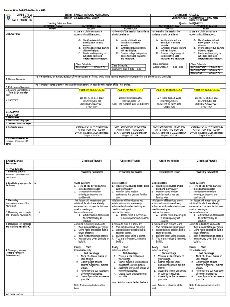 Dll cpar skills techniques pdf education theory behavior