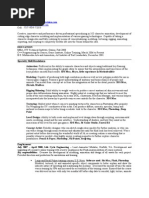 Michael Bauer Resume