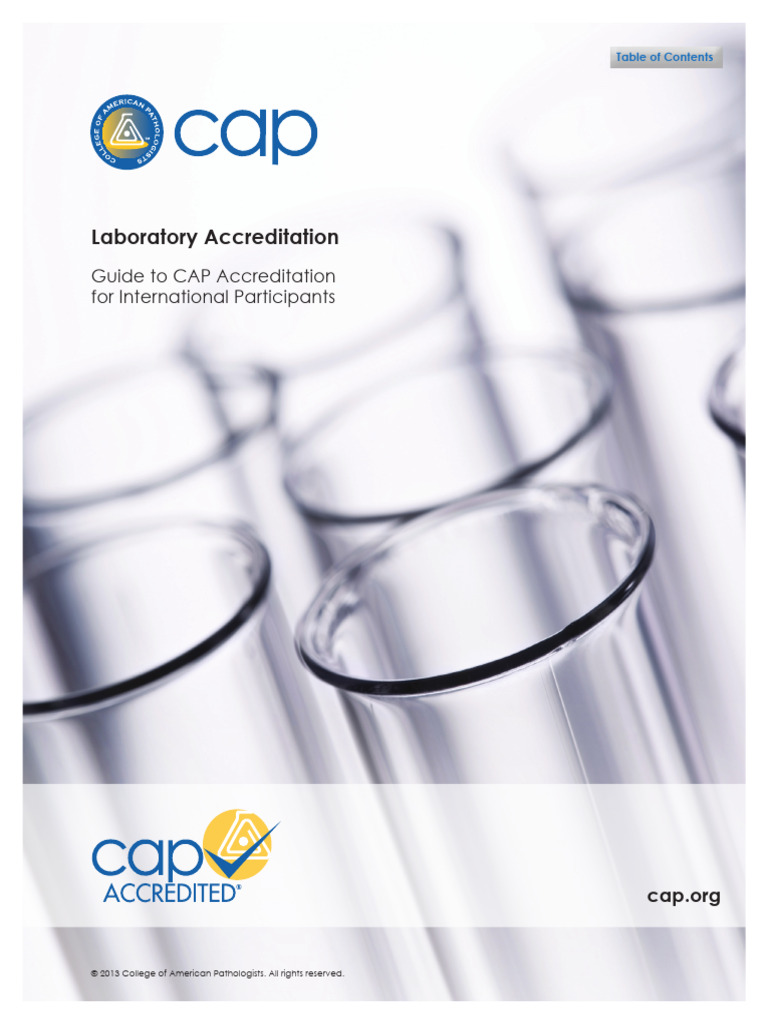 CAP Laboratory Accreditation Guide | PDF | Sensitivity And Specificity ...